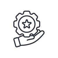 offer line icon style vector
