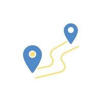 journey icon colours style colecction vector