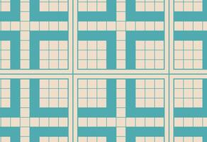 A blue and beige tile pattern with squares Minimalist Background vector