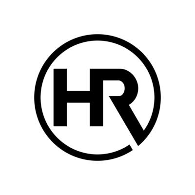 Letter H R logo template design