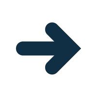 right arrow icon vector