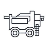 harvesting icons isolated on White Background. Flat style design vector