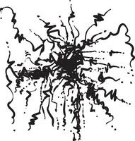 Abstract Ekspressionist Drawing vector