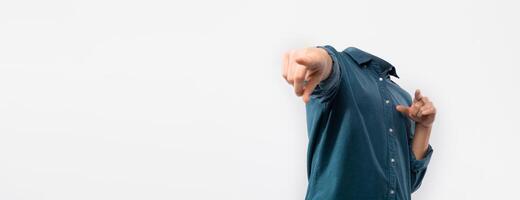 In this unique collage, headless figure engage in various activities against a blank background. The focus is on lifestyle elements, emphasizing movement and expression without clear identities. photo