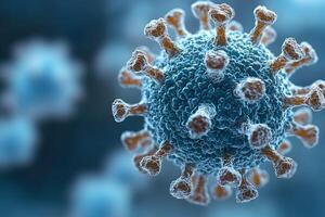 Detailed 3D Visualization of Virus Structure for Scientific Use photo