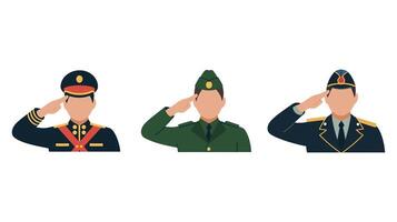 A Collection of Patriotic Top Hats with American Flag Design vector