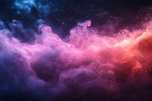 Dreamy Cosmic Nebula in Deep Space with Vibrant Colors for Astronomy Enthusiasts and Art Designs photo