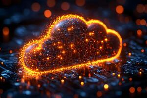 Futuristic Cloud Computing Digital Innovation and Technology Concepts for IT Solutions photo