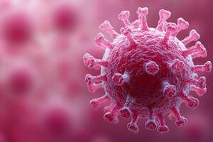 Virus Structure in Focus Detailed Conceptual Representation for Educational Use photo