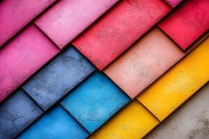 Colorful Abstract Background with Overlapping Textured Panels for Creative Design photo