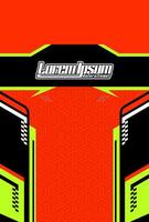 Athletic Team Jersey with Unique Graphics vector