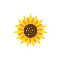 Sunflower logo icon element design vector