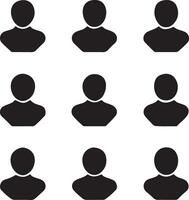 Silhouette of People Sitting in a Group Socializing, Conversations Collaboration Perfect for Design Projects vector