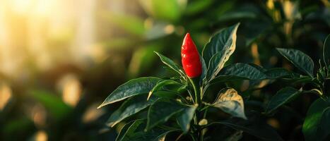 Harvesting fresh red chili peppers home garden photography natural light close-up culinary inspiration photo