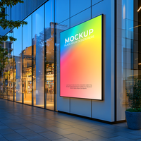 Empty Shopfront Template for Creative Branding psd