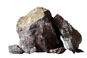 close up of a rock isolated photo
