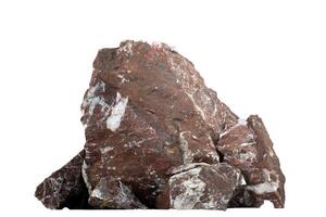 rock pile natural material stack on white photo