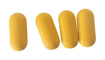 antibiotic capsules in neat bunch photo