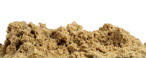 wet beach sand pile photo