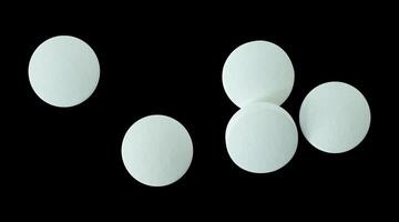 drug capsules isolated photo