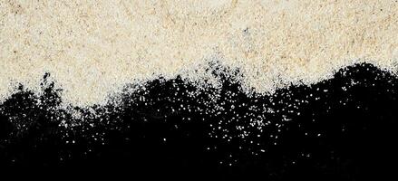 beach sand border isolated photo