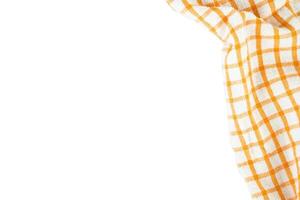 checkered napkin copy space flat lay photo
