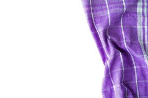 purple cloth cleaning banner copy space photo