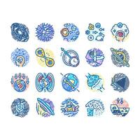 unsolved mysteries question icons hand drawn vector