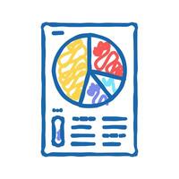 document filter information icon doodle illustration vector