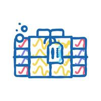 handmade soap color icon isolated illustration vector