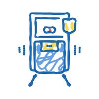 motion sensor color icon isolated illustration vector