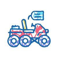 homemade vehicle color icon isolated illustration vector