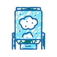 digester system icon doodle illustration vector