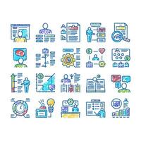 About Me Presentation set Icons hand drawn vector