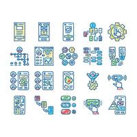 ui ux design agency user develop icons hand drawn vector