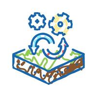 transfer to another purpose of premises icon doodle illustration vector