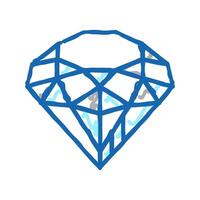 diamond jewellery stone won in smartphone application game icon doodle illustration vector