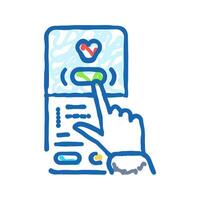 visual feedback ux ui design icon doodle illustration vector