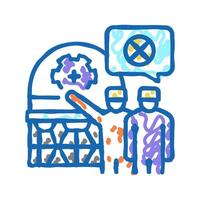 decommissioning processing icon doodle illustration vector