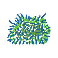 java moss icon doodle illustration vector