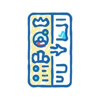 gamification ux ui design icon doodle illustration vector