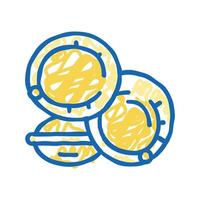 amaranth seed icon doodle illustration vector