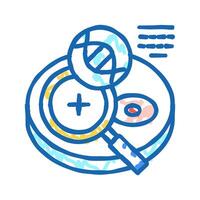 indicator of success fertilization icon doodle illustration vector