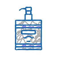 lotion after shave icon doodle illustration vector
