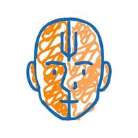 tilak mark icon doodle illustration vector