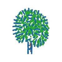 cabbage palm tree icon doodle illustration vector