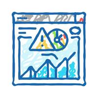 modeling risk icon doodle illustration vector