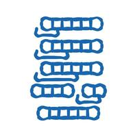 insertion sort algorithm icon doodle illustration vector