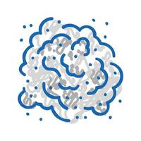 dust particle icon doodle illustration vector