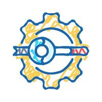 rapid application development software icon doodle illustration vector
